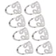 thumbnail image 3 of 8 Uds Banjo Picks De Dedo De Acero Inoxidable Guitarra Con Los Dedos De La Guitarra Accesorios De Instrumentos Musicales, 3 of 7