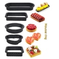 thumbnail image 4 of Inteprter Molde para Tartas, Mousse, círculo, anillo perforado, herramienta de decoración, galleta, postre, DIY, repostería, utensilios para hornear, Herramientas y accesorios para hornear Cuadrado Inteprter HA082478-02, 4 of 6
