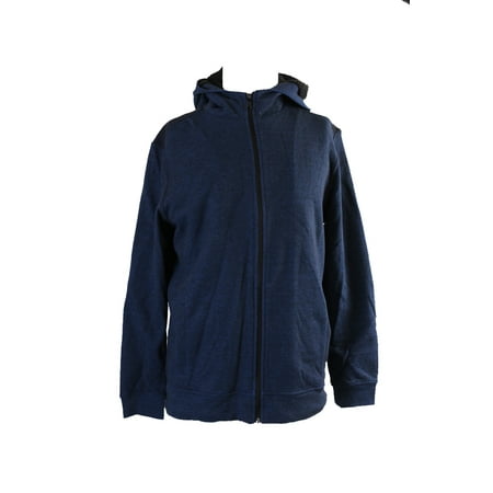 Alfani Blue Hooded Jacket L