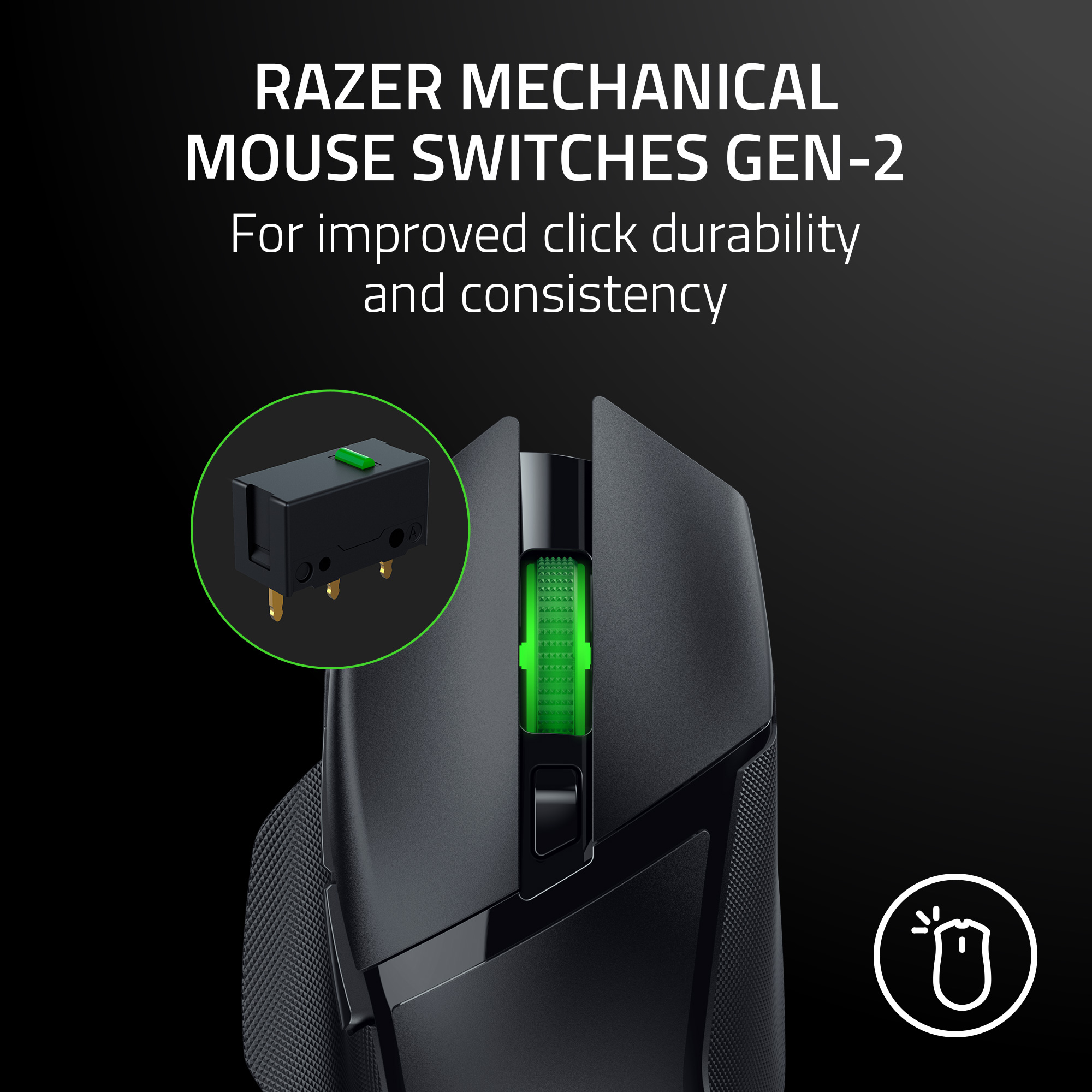 Razer Basilisk V3 X Hyperspeed Wireless Gaming Mouse, Black photo 6