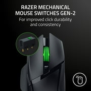 Razer Basilisk V3 X Hyperspeed Wireless Gaming Mouse for PC, RGB Chroma, Black