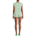 thumbnail image 3 of Viacom Women's and Women's Plus Nickelodeon Sponge Bob's Patrick Top and Shorts Pajama Set, 3-Piece, 3 of 5