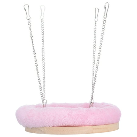 AURARMLET Bird Cage Hanging Parakeet Nest Bed with Cotton and Wood Materials