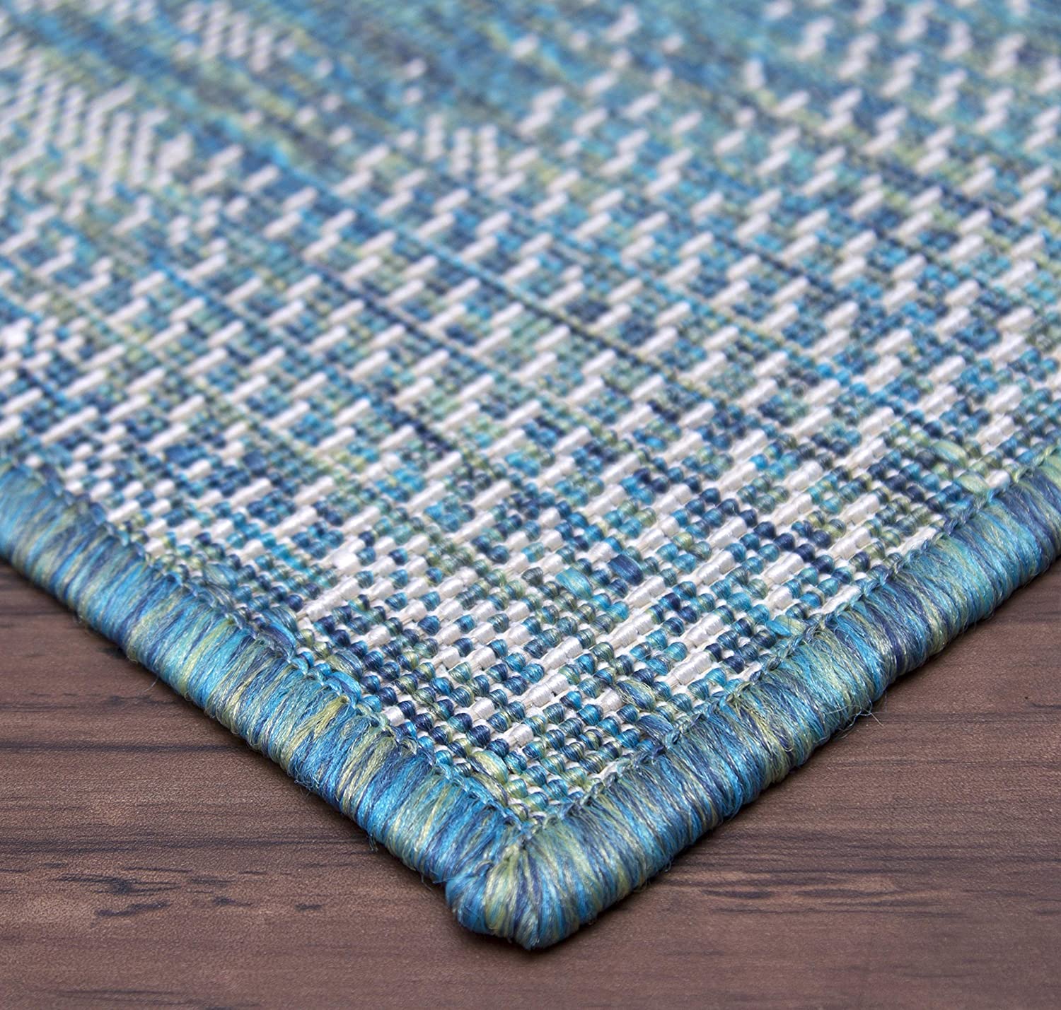 Abstract Vintage Rug - 5 ft. 3 in. x 7 ft. 6 in., Ocean, Indoor/Outdoor Area Rug with Distressed Pattern, Stain Resistant, Washable Rug | Stylish Area Rugs - image 4 of 8