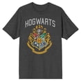 thumbnail image 7 of Harry Potter Hogwarts Crest Men's Charcoal Heather T-shirt-XL, 7 of 7