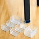 thumbnail image 5 of Inteprter 16x cubiertas para patas de móviles de Color transparente, fácil instalación, reducción de ruido y arañazos Decoración del hogar B+16 piezas, 5 of 6