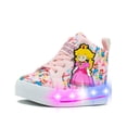 thumbnail image 3 of Tenis Bota Con Luces Led Pequeños Pasos Princesa Peach 15-21 rosa 15, 3 of 6