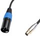 thumbnail image 4 of Cable adaptador XLR hembra a mini XLR macho, cable de extensión de 3 pines, resistente y equilibrado. .3M, 4 of 9