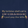 thumbnail image 3 of CafePress - Tortie In Charge Dark T Shirt - Men's Classic Graphic Cotton T-Shirt, 3 of 4