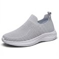 thumbnail image 3 of Homeyce Men's Non Slip Running Shoes Lightweight Breathable Walking Sneakers Soft Cushion Comfortable Athletic Gym Tennis Workout Jogging Footwear for Daily Casual Outdoor Sport,Gray 39, 3 of 4
