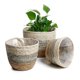 thumbnail image 5 of S Maceta redonda para plantas, cesta tejida a mano para plantas, macetero de interior, macetas decorativas para plantas al aire libre, 5 of 5