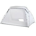 thumbnail image 2 of 10x7x6ft Portable Paint Booth Spray Tent with Built-in Floor & Mesh Screen for 1 Person DIY Furniture Painting, 2 of 10
