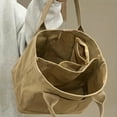 thumbnail image 1 of PEACNNG Sac Fourre-Tout Uni Léger en Toile Sac Multifonctionnel pour le Travail avec Bouton, 1 of 6