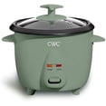 thumbnail image 4 of COOK WITH COLOR Rice Cooker, 6-Cup with Tempered Glass Lid, Green, 4 of 5