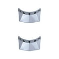 thumbnail image 4 of kurtrusly Motorcycle Peak 5-Snap Sun Visor UV Sunshield Effective Protection White 2Set, 4 of 6