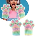 thumbnail image 1 of BotaniNest Animal For Costume Dress Up Soft Furry Animal Hand For Halloween Party And Cosplay, 1 of 6