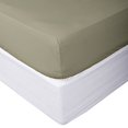 thumbnail image 2 of Clara Clark Premier 1800 Collection Single Microfiber Fitted Sheet, Full Size, Sage Green, 2 of 4