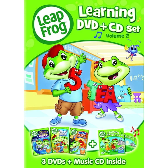 Pre-Owned "Leap Frog - Learning Set, Vol. 2 (3-DVDs + Music CD Inside)"