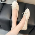thumbnail image 5 of Viluyesy Womens Ballet Flats, Slip-On Wide Width Mary Jane Comfortable Walking Dressy Shoes Beige US8.5, 5 of 9