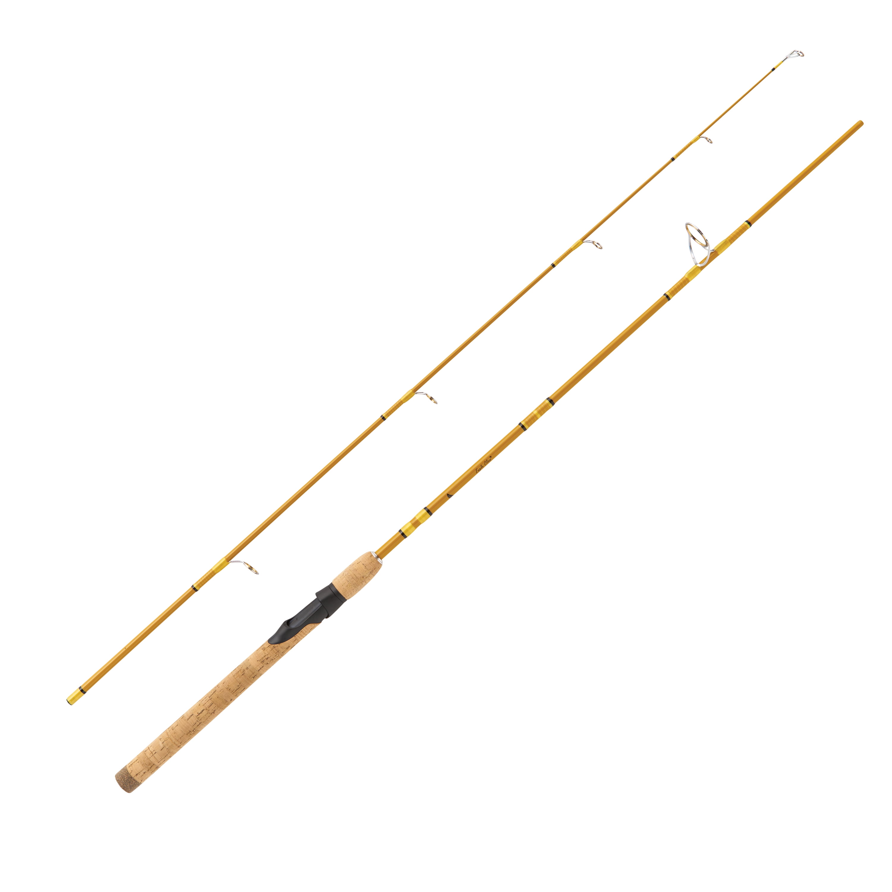 (3 pack) Eagle Claw Crafted Glass CG66MS2 6’ 6” Spinning Rod