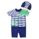 thumbnail image 1 of Traje de baño a rayas para niños, ropa de playa para niños, ropa de playa sin espalda, lindo traje de baño para niños pequeños, 1-4 años zhangyuxiang unisex, 1 of 2