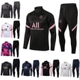 thumbnail image 3 of Paris, Atletico Madrid, Inter Milan, Liverpool, Marseille Brazil Long sleeve shirt, tracksuit for adults and children, set black black black blac..., 3 of 5