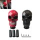 thumbnail image 2 of Universal Skull Gear Shifter Lever Cover for Most Manual Transmission Vehicles (Red), 2 of 5