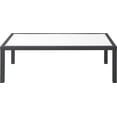 thumbnail image 1 of Afuera Living Contemporary White Wood Outdoor Patio Coffee Table, 1 of 5