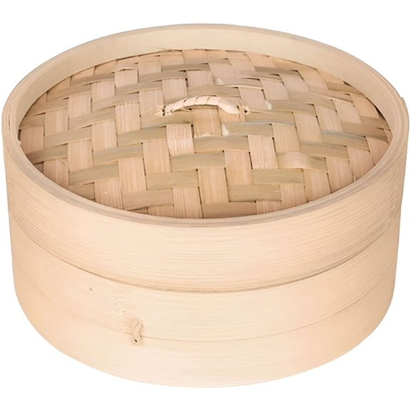 ACDANC 1 Set of Household Bamboo Steamer Kitchen Bun Steamer Bamboo Steamer Basket Kitchen Steamer