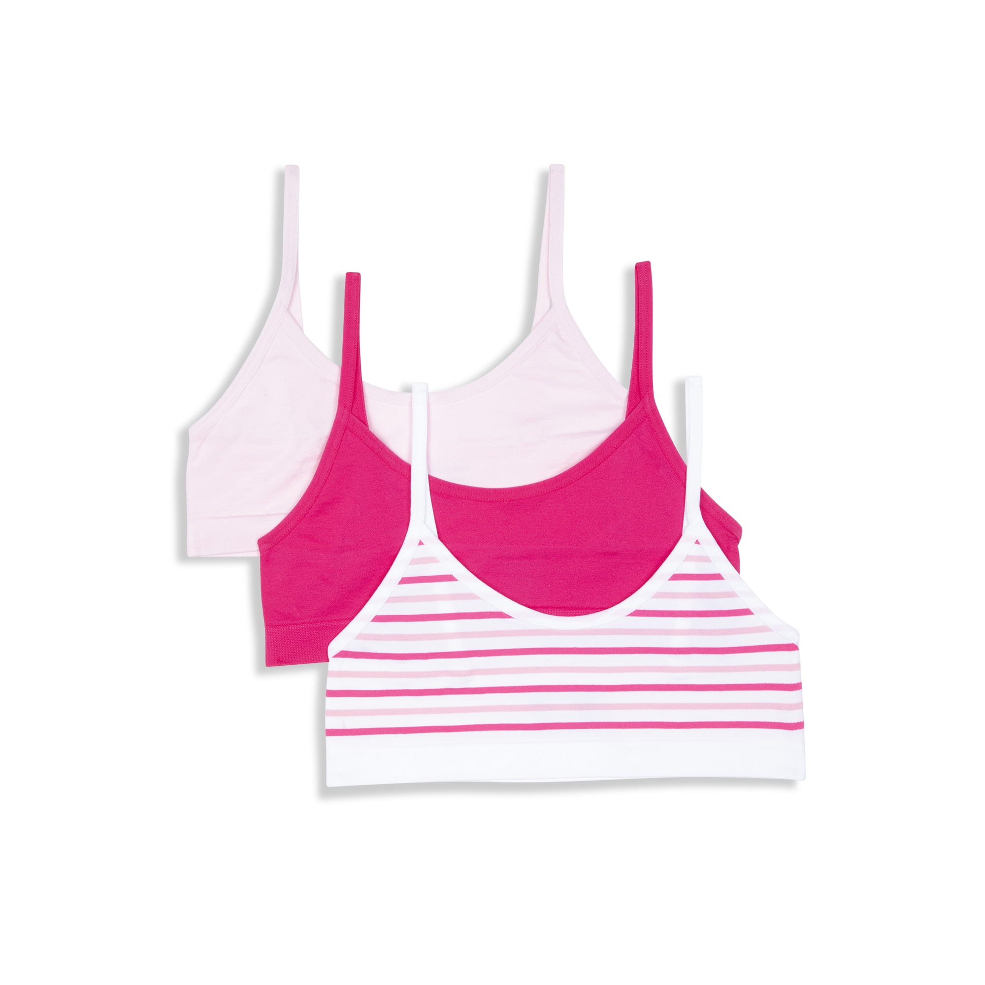 Maidenform Sweet Nothings Girls Pull-Over Scoop Neck Seamless Bra, 3-Pack, Sizes (S-XXL)