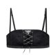 thumbnail image 1 of Black40 90d Bandeau con cordón de encaje sin tirantes para sujetador de esponja Daliy Push Up con correa desmontable, 1 of 5
