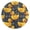 Gold, variant on Cute Rubber Yellow Ducks Round Wall Clock Silent Analog Battery Operated Gold Pointer Home Decor 9.84" Diameter