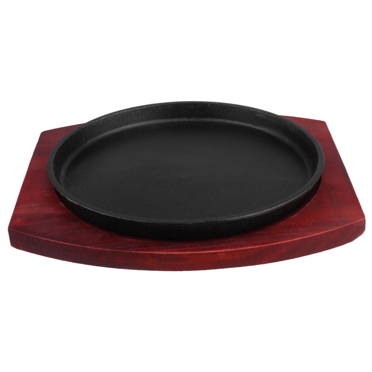 GOOHOCHY Restaurant Plate Supplies Cast Iron Griddle Meat Grill