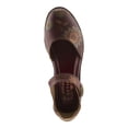 thumbnail image 5 of Spring Step L'Artiste Cabracho Mary Jane Heels | Floral Embossed Leather Pumps with Adjustable Strap, 5 of 9