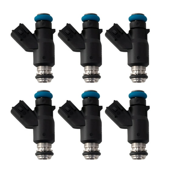 TRQ Engine Fuel Injector 6pc Kit for Buick Chevrolet Pontiac Saturn New FIA60447 Fits select: 2006-2011 CHEVROLET IMPALA, 2008 CHEVROLET UPLANDER