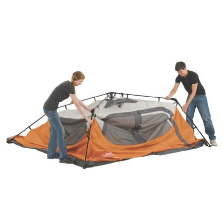 tent instant person coleman orange waterproof feet camping rainfly accessory iloilo
