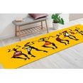 thumbnail image 3 of Large Rug, African Dancers Rug, Office Decor Rug, Abstract Rugs, Salon Rug, African People Dancing Rug, African Rug, Easy To Clean Rug, 3.3'x5' - 100x150 cm, 3 of 8