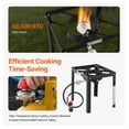 thumbnail image 6 of 18 Qt Fish Fryer Kit, Propane Double Basket Fryer, Outdoor Deep Fryer Seafood Pot with Thermometer, 58,000 BTU Burner for Backyard Cooking, 6 of 7