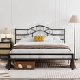 thumbnail image 6 of ARICOEASY Metal Queen Size Vintage Headboard with Height Adjustable for Bed Frame, Black, 6 of 7