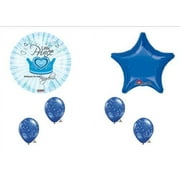 Prince Kingdom Baby Boy Shower Balloons Decorations Supplies