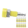 thumbnail image 3 of Banana Socket Banana Connector Panel Banana Adapter Panel 10pcs 2mm Banana Female Jack Socket Connector Adapter Panel Mini Binding Post For Electronic Instrument, 3 of 8