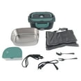 thumbnail image 1 of Electric Heating Lunch Box, 3 Work Voltages Thermal Heating Lunch Box US 110V 12V 24V [High Capacity With Spoon Fork For Car, 1 of 8