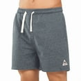 thumbnail image 3 of NORTHYARD Men's Sweat Shorts 5" Workout Cotton Casual Lounge Shorts with Zipper Pockets Smoke Heather M, 3 of 8