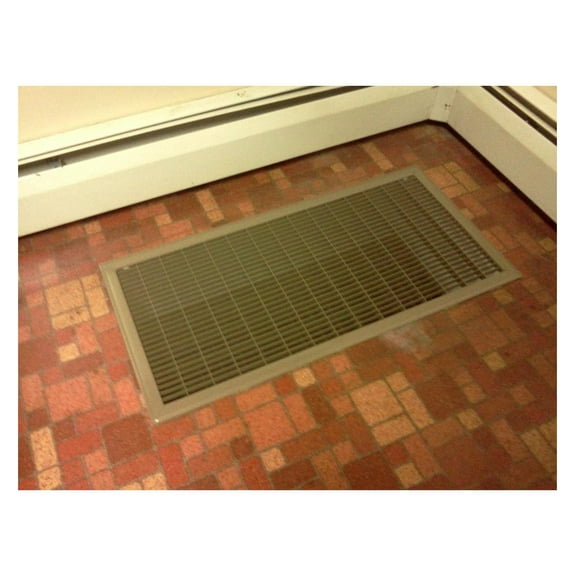 DyGTyX 8 in. x 14 in. Heavy Duty Floor Return Air Grille