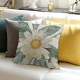 thumbnail image 3 of SHANXI , Daisy Floral Decorations Seasonal Farmhouse Pillow Case Decor for Sofa Couch 24x24in, 3 of 5