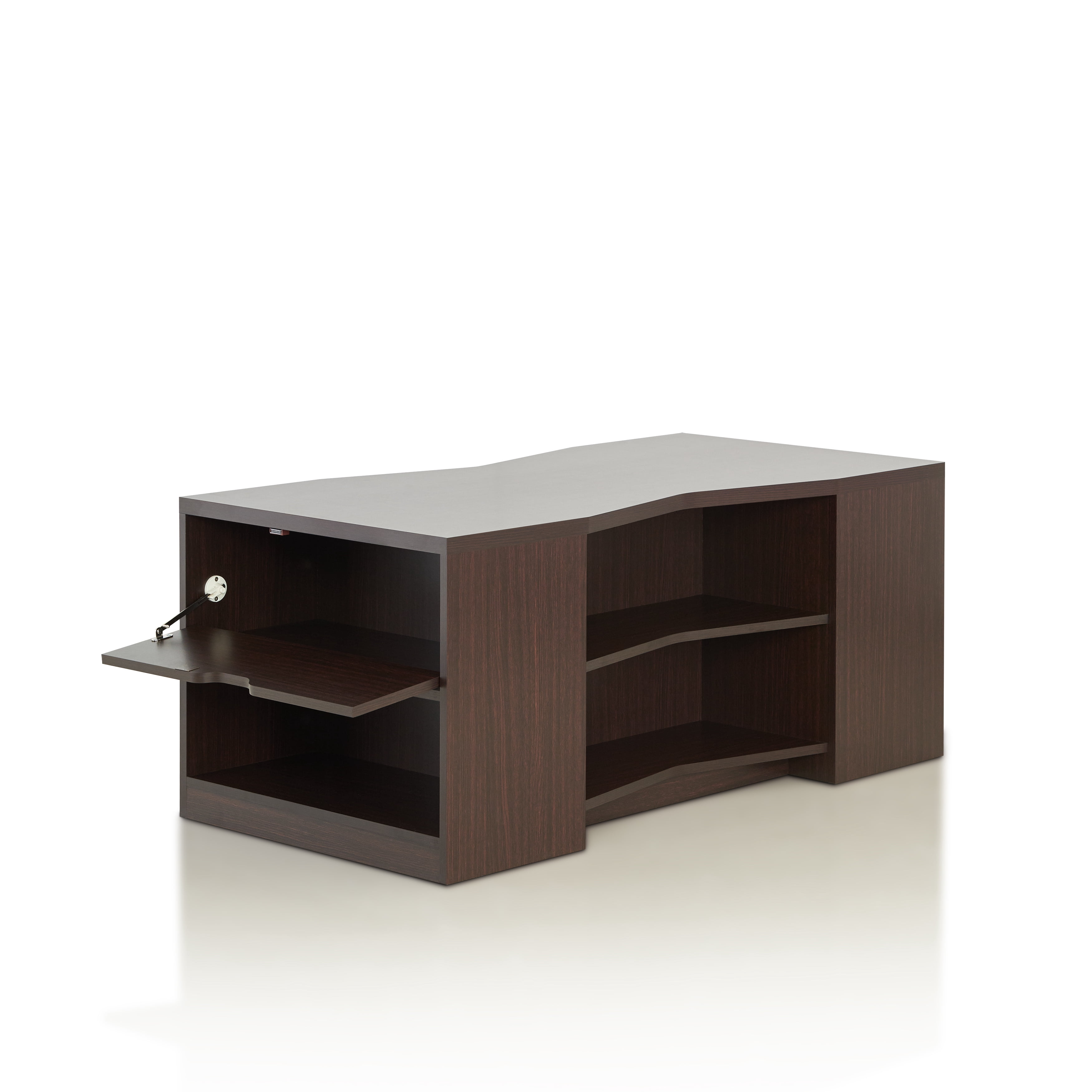 Furniture of America Benzino Contemporary Coffee Table, Walnut