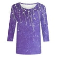thumbnail image 3 of Cilsoka Womens Shirts Casual V Neck Going out Tops for Women Fall Winter Basic Cotton Tees for Women Crop White Pullover Shirts for Women My Orders past Orders, 3 of 4