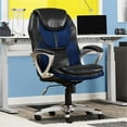 thumbnail image 2 of Pemberly Row Modern / Contemporary Executive Office Chair Blue, 2 of 15