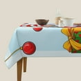 thumbnail image 5 of Zufioo Funny Christmas Gnome Print Square Decorative Tablecloth, Wrinkle-resistant, Waterproof and Oil-resistant Tablecloth Coffee Table Cloth, Suitable for Restaurants-60"x60", 5 of 8