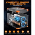 GRECELL 1000W Portable Power Station With 2x 200W Solar Panels, 999Wh Backup Lithium Battery, Pure Sine Wave AC Outlet, 60W PD Quick Charge Solar Generator Set for Outdoor Emergency Camping Travel